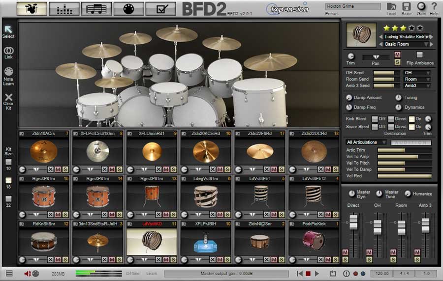 bfd2 drums